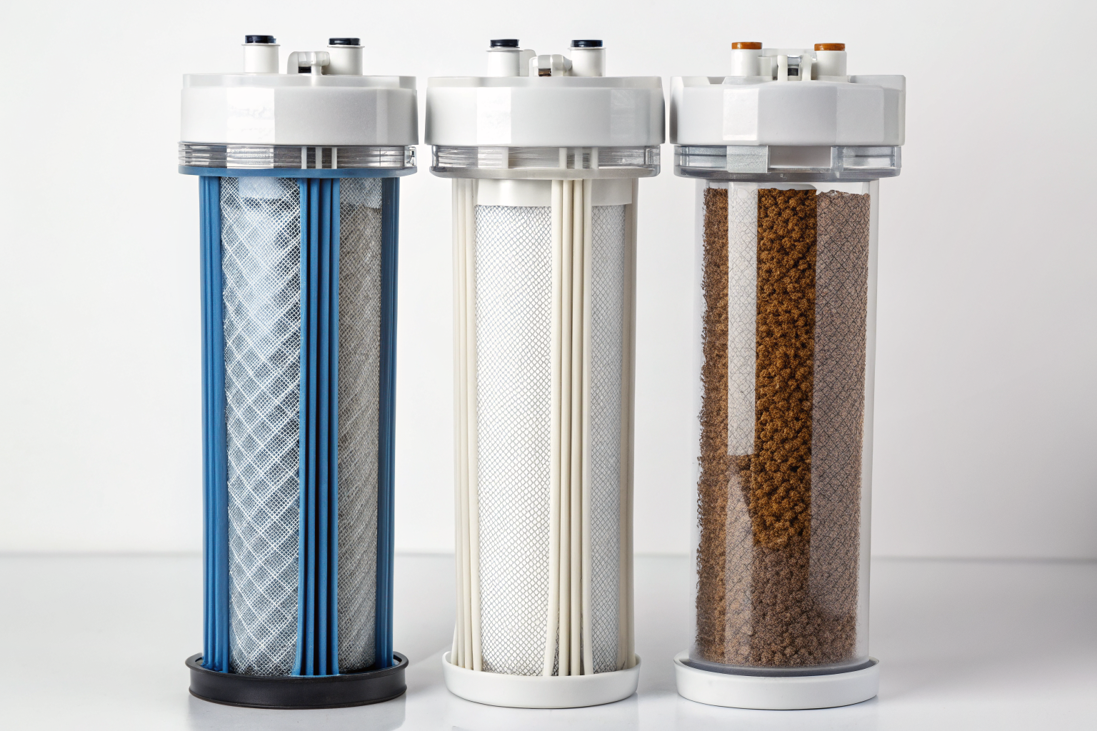 Water filtration technologies with sediment and carbon filters in detail.