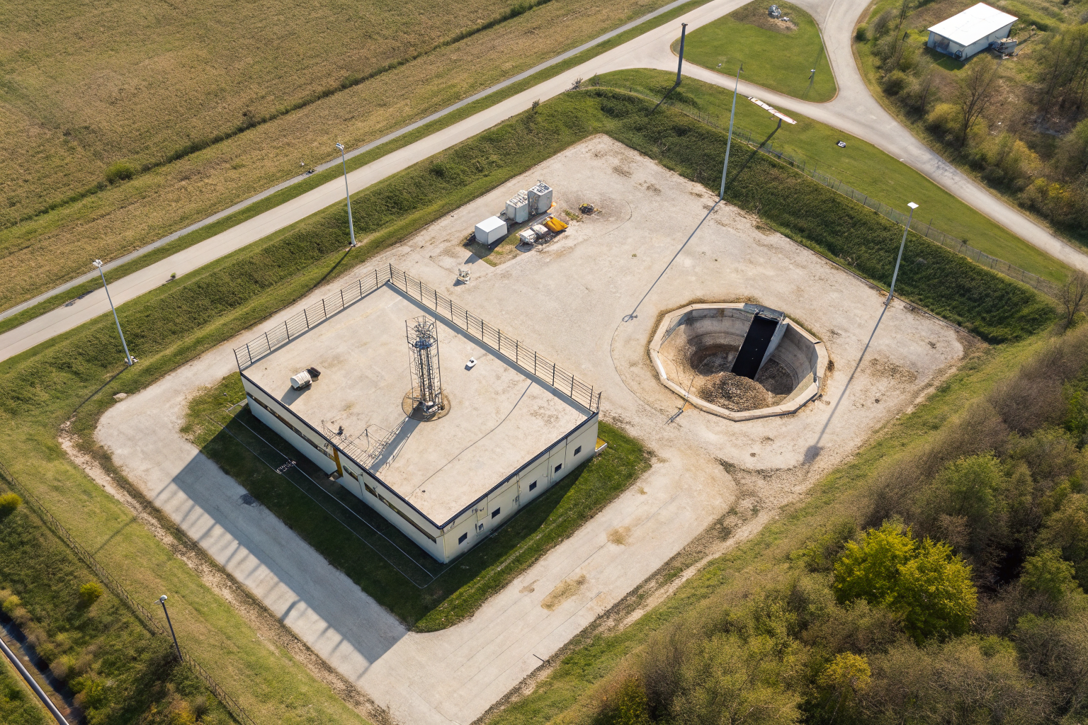 Private well near a military base, indicating PFAS risk.