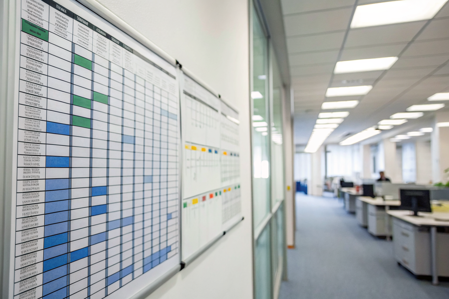 Chart displaying maintenance schedules by iron levels.