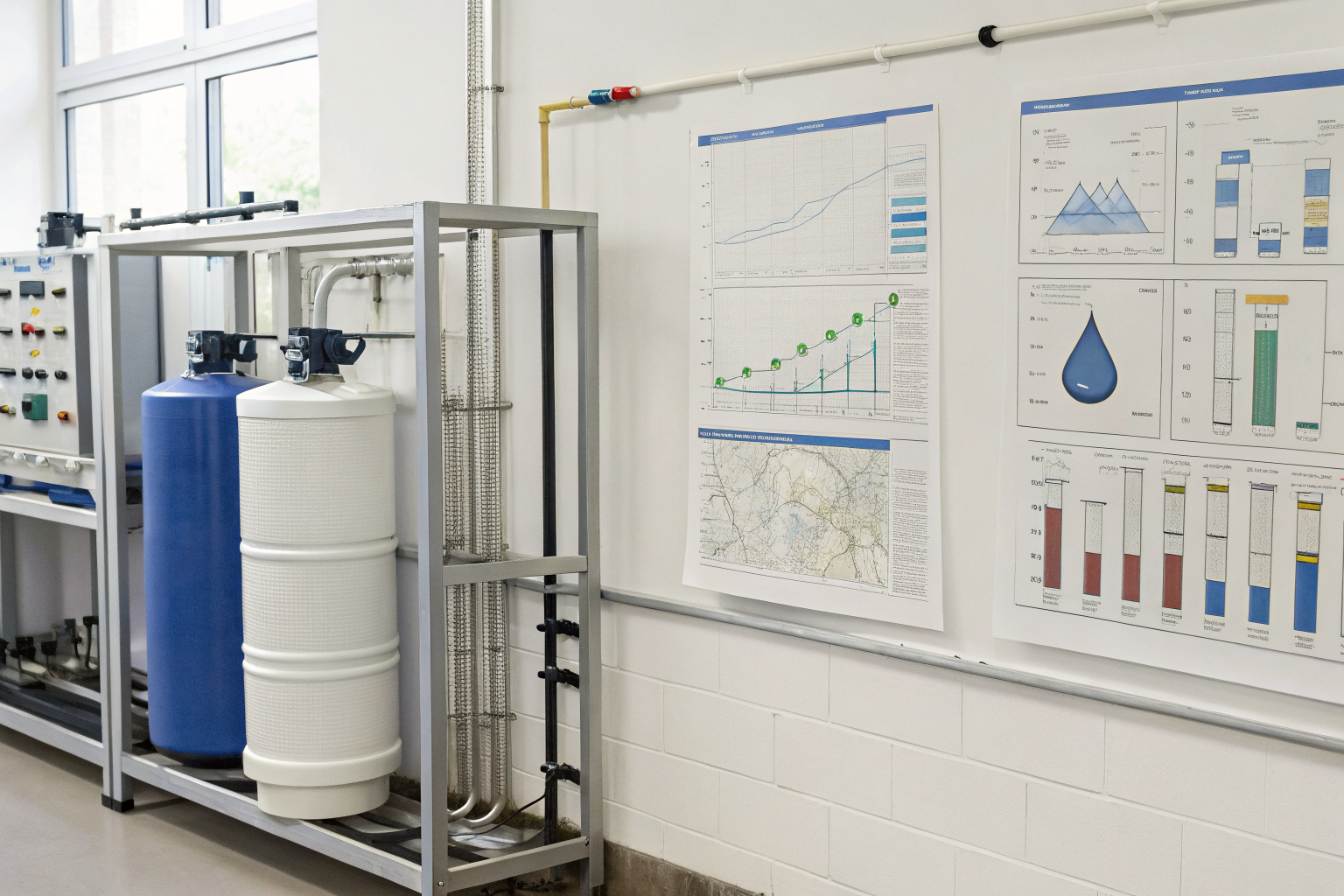 Comparison of water profiles and RO suitability in research setting.